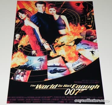 Sandıqlar: Джеймс Бонд - "И Целого Мира мало" Большой постер из Англии! Размеры — 1