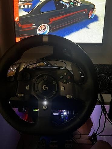 logitech g20: Logitech G920 sükan və pedal seti + Logitech Driving Force Shifter - — 2