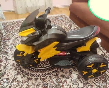 uşaq masinlar: Uşaq elektrik motosikleti – 3 təkərli, idman üslubunda Adapdır Qiyməti — 1