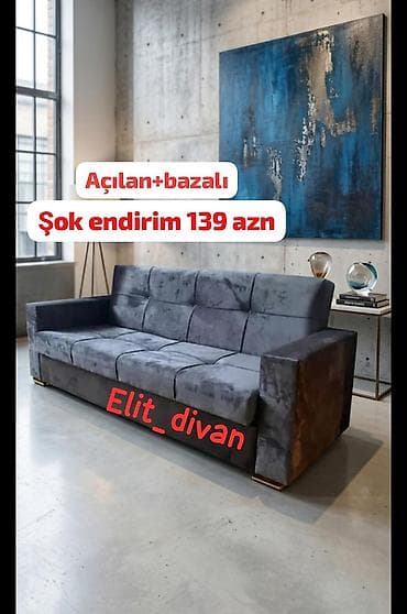 divan: Künc divan, Yeni, Açılan, Bazalı, Parça, Ödənişli çatdırılma — 2