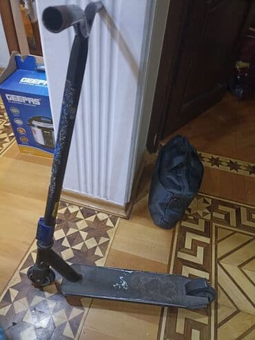 uşaqlar üçün tekerli krosovkalar: Freestyle/skuter (pro scooter) - Güclü metal gövdə və T-formalı sükan — 1