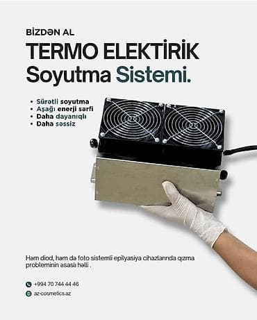 Termo Elektrik Soyutma Sistemi Xüsusiyyətlər: - Sürətli soyutma -