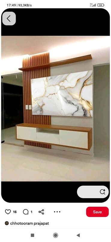 obşifka taxta: Düz TV altlığı, Polkalı, Taxtalı — 7