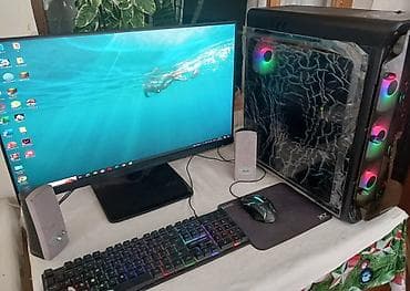 Masaüstü kompüterlər və iş stansiyaları: ●CPU: İ5-9400F ~2.90Ghz ●RAM: 16GB DDR4 3200 ●SSD: 128GB ●HHD: 1TB — 2