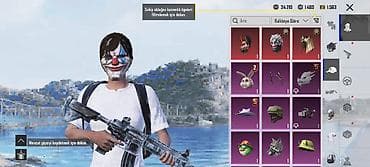 pubg mobile panda seti: PUBG Mobile, Buz M4 1sv, S2 maska, nadir başlıq, cürbəcür emojilər — 4