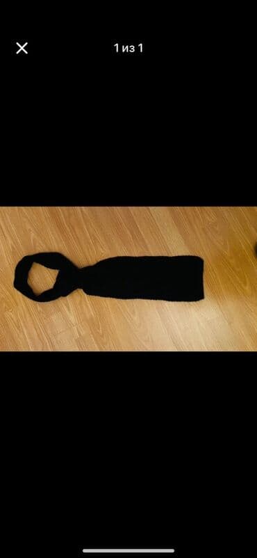 herf sepler: Qara rəngli toxunma şərf - Sadə və zərif dizayn: incə toxunuşlu — 1