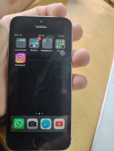 Vıkluçatellər: IPhone 5s, 16 GB, Qara, Barmaq izi lalafo.az -da — 4 Vıkluçatellər: IPhone 5s, 16 GB, Qara, Barmaq izi — 4