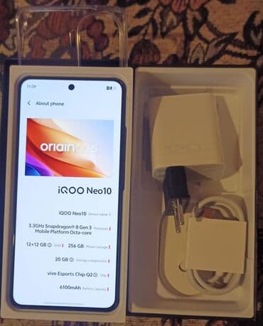 vivo v25: Vivo iQOO Neo, 256 GB, rəng - Qara, İki sim kartlı — 2