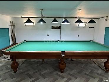 Bilyard masaları: Bilyard masası və tam dəst İki ölçüdə seçim: - Balaca ölçü: 3.1 m — 9