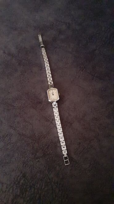 Saat kəmərləri: İşlənmiş, Qol saatı, rəng - Gümüşü — 4