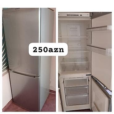 hava soyuducusu: 2 qapılı Siemens Soyuducu Satılır, rəng - Gümüşü — 1