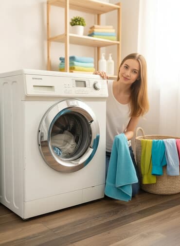 samsung a31s: Paltaryuyan maşın Samsung, 6 kq, İşlənmiş, Avtomat, Qurutma var, Kredit yoxdur, Pulsuz çatdırılma — 3