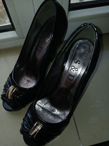 tangetka ayaqqabilar: Tuflilər, Ölçü: 38, rəng - Qara, İşlənmiş — 3