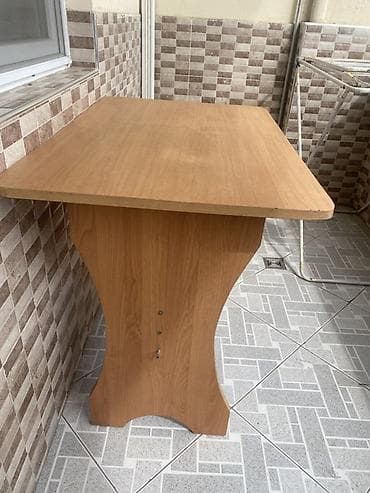 Balkon masası, Açılmayan, Laminat, Dördbucaq masa — 2