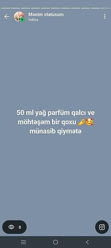 50 ml yağ əsaslı ətir – qalıcı və möhtəşəm qoxu Məhsul