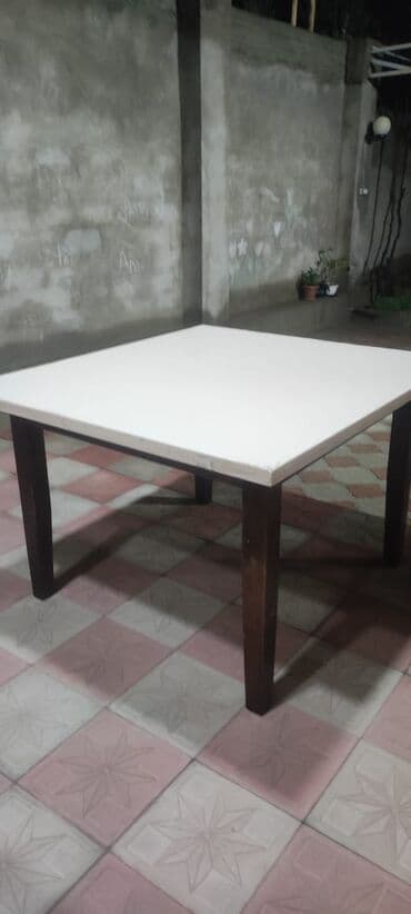 Qonaq masası, Açılan, Laminat, Kvadrat masa