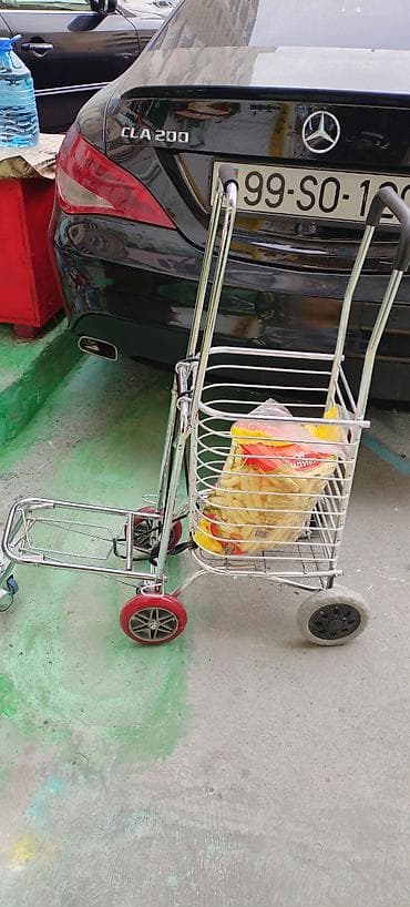 TEZE Metall alış-veriş arabası (iki təkərli) - Korpus: parlaq — 6