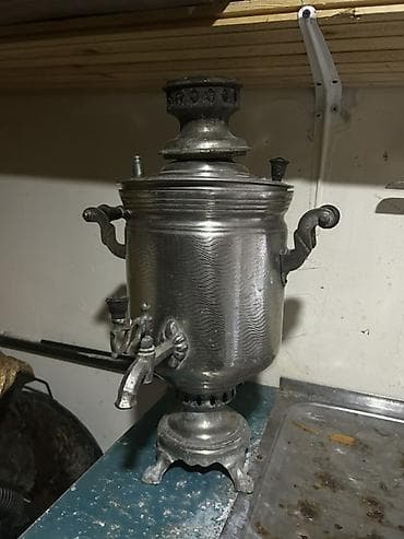 Samovarlar: İşlənmiş Od Samovar, 4 l, Ünvandan götürmə — 5