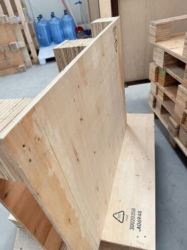 paddonlar: Kompakt kontrplak paletlər – anbar, logistika və istehsalat üçün — 4