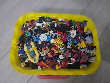kinder joy max: LEGO qarışıq hissələr – təxminən 3,224 kq - Böyük həcmdə müxtəlif — 2