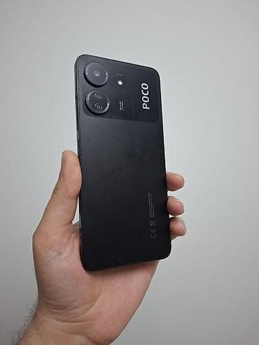 redmi a 5: Poco C65, 256 GB, rəng - Qara, Barmaq izi — 9