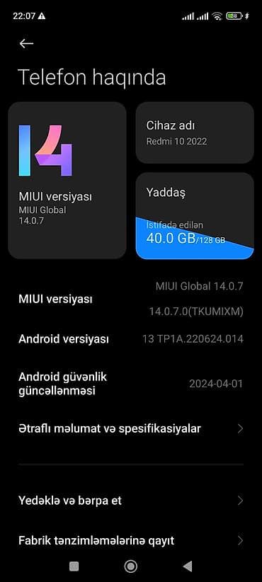 xiomi 10 s: Redmi 10 (2022), 128 GB — 1