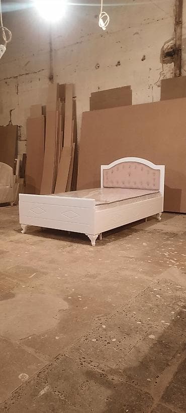 kravat taxt: Birnəfərlik, Bazasız, Siyirməsiz, MDF — 2