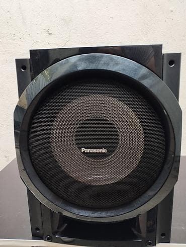 Panasonic subwoofer - Güclü bas üçün iri diafraqmalı woofer - Ön