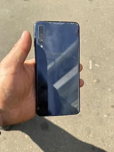 samsung a8 2018 ekran: Samsung Galaxy A7 2018, rəng - Qara, Barmaq izi — 2