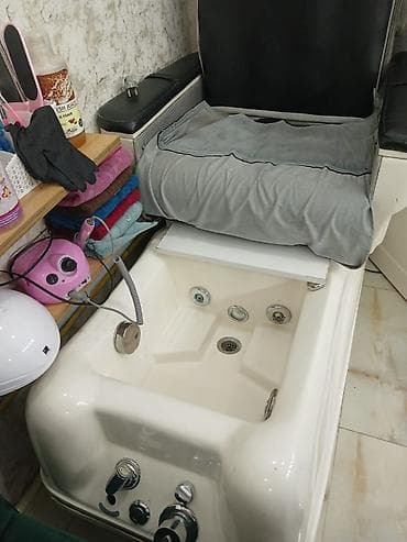 Pedikür spa kreslosu və hidromassaj vannası - İnteqrə olunmuş dərin