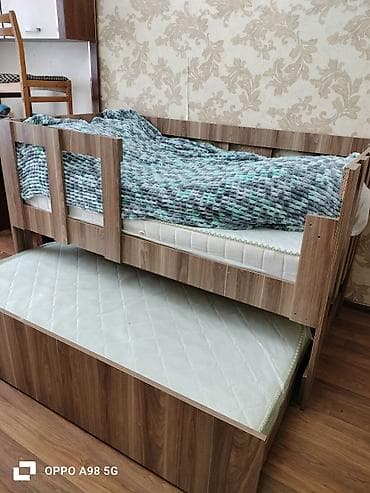 Oğlan və qız üçün, Çarpayı, Bazalı, Matrassız, Siyirməli — 3