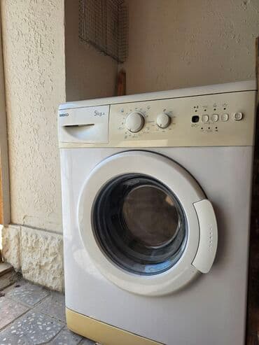 işlenmiş paltaryuyanlar: Paltaryuyan maşın Beko, 5 kq, İşlənmiş, Ünvandan götürmə — 11