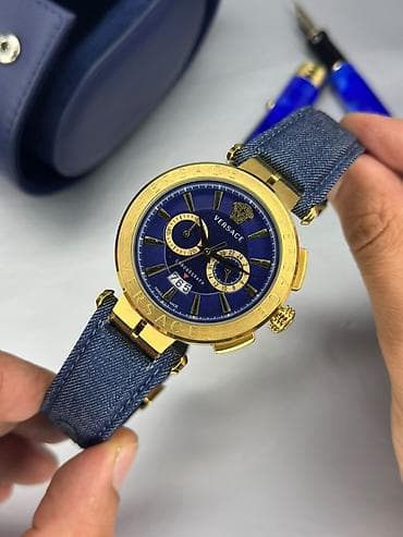 Yeni, Qol saatı, Versace, rəng - Mavi — 5
