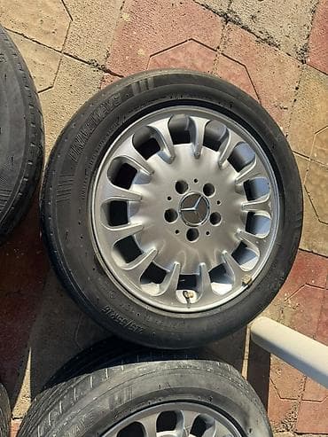 w210 diskler: İşlənmiş Disk təkər Mercedes-Benz 215 / 55 / R 16, 5 Boltlu — 4