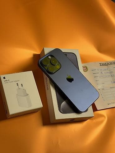 ayfon 6s plus: IPhone 15 Pro, 256 GB, Blue Titanium, Barmaq izi, Sənədlərlə, Zəmanət — 4