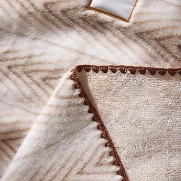 bamboo tekstil: First Home brendinin ultra-yumuşaq pledi - Material: qalın, tüklü — 9