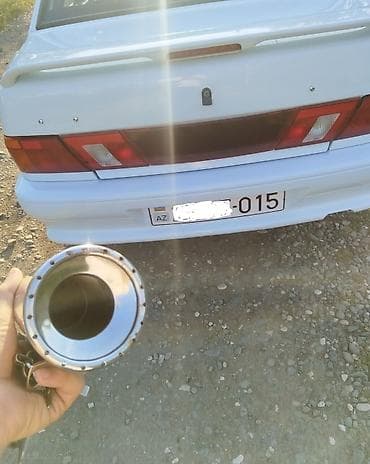 Üniversal sport səsboğucu ucluq - Material: paslanmayan polad, parlaq