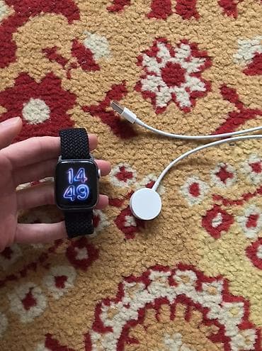 Smart saat, Apple, Sensor ekran, rəng - Qara