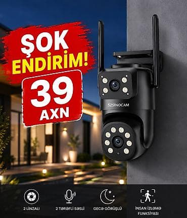 iphone da max: ⸻ 📹 SZSINOCAM 2 Linzalı Wi-Fi Təhlükəsizlik Kamerası 🔒 Evinizi — 2