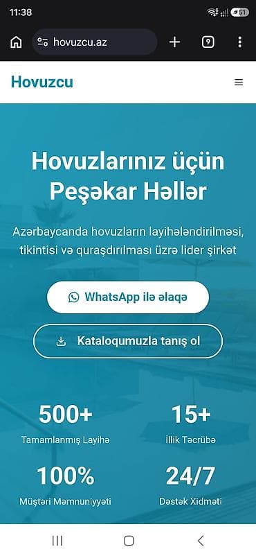 vestel soyuducu servis: Hovuzlar üçün peşəkar həllər – layihələndirmə, tikinti və quraşdırma — 1