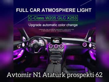 led isiqlar qiymeti: Mercedes-benz w205 ambient işıqlar 🚙🚒 ünvana və bölgələrə ödənişli — 1