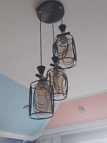 Çılçıraq, 3 lampa, Şüşə