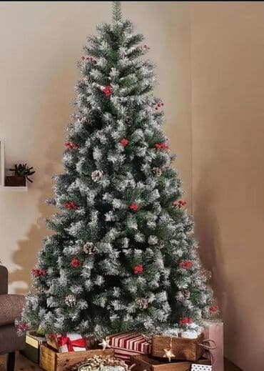 beryoza ağacı: Məhsul 1: Qar effektli süni şam ağacı - Realistik sıx budaqlar — 1