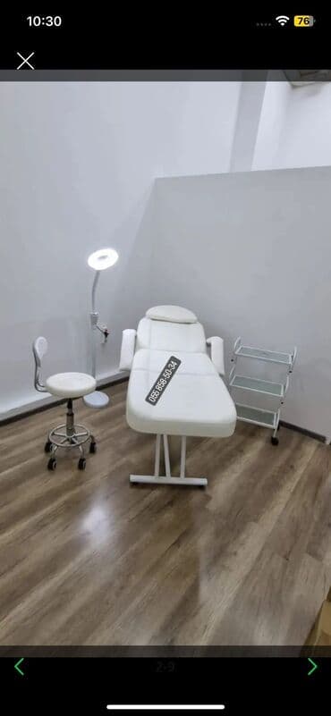 qara düyü: Yeni, Kosmetoloji kuşetka, Qatlanan, rəng - Ağ — 1