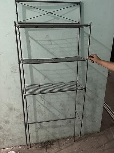 Metall rəf sistemi - Material: toz boyalı metal konstruksiya - Rəng