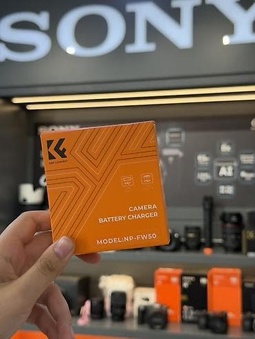 adapt: K&F Concept kamera batareya şarj cihazı – Model: NP-FW50 - — 1