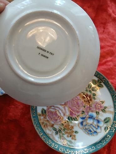 xocali sekilleri: Qədimi/klassik üslubda müxtəlif porselen və şüşə süfrə ləvazimatları — 9