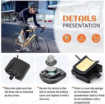 SunDING Velosiped Kompüteri – simli sürət və məsafə ölçən — 4