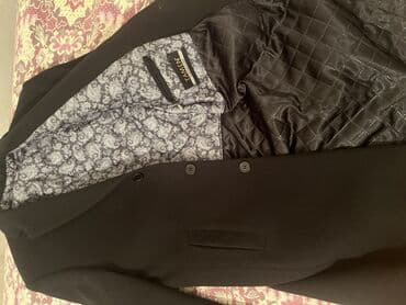 Пальто: Мужское пальто, S, цвет - Черный — 2