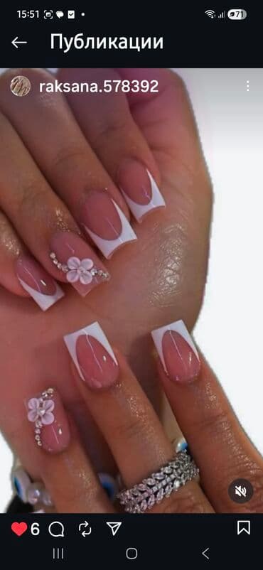 refle saçlar 2020: Manikür, Dırnaq qaynağı, Salonda — 14